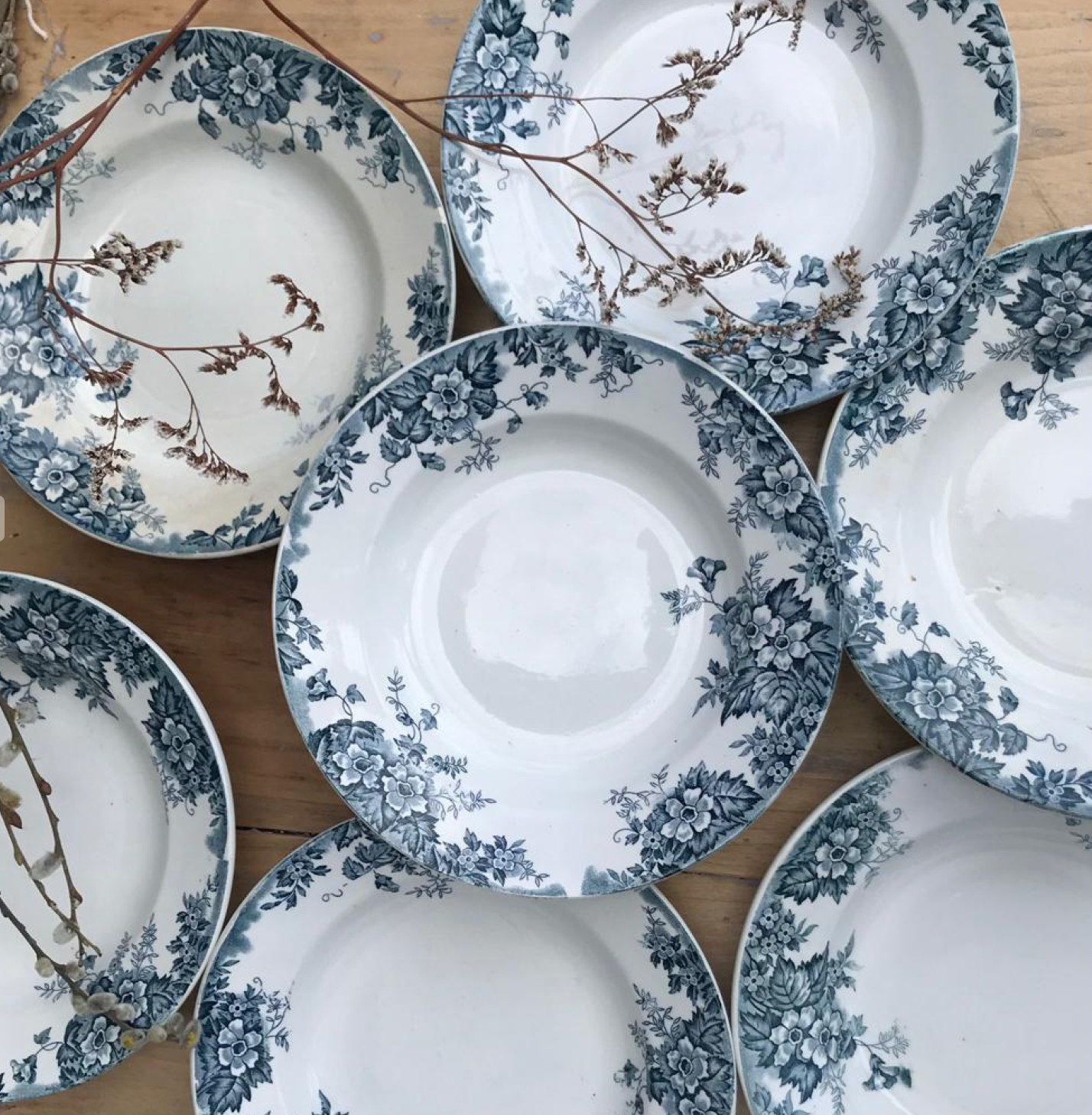 Assiettes creuses Terre de Fer