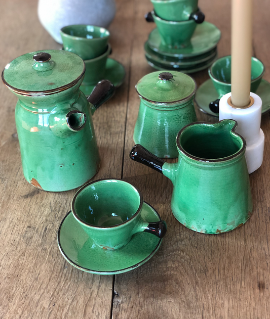 Service à café Grès Emaillé