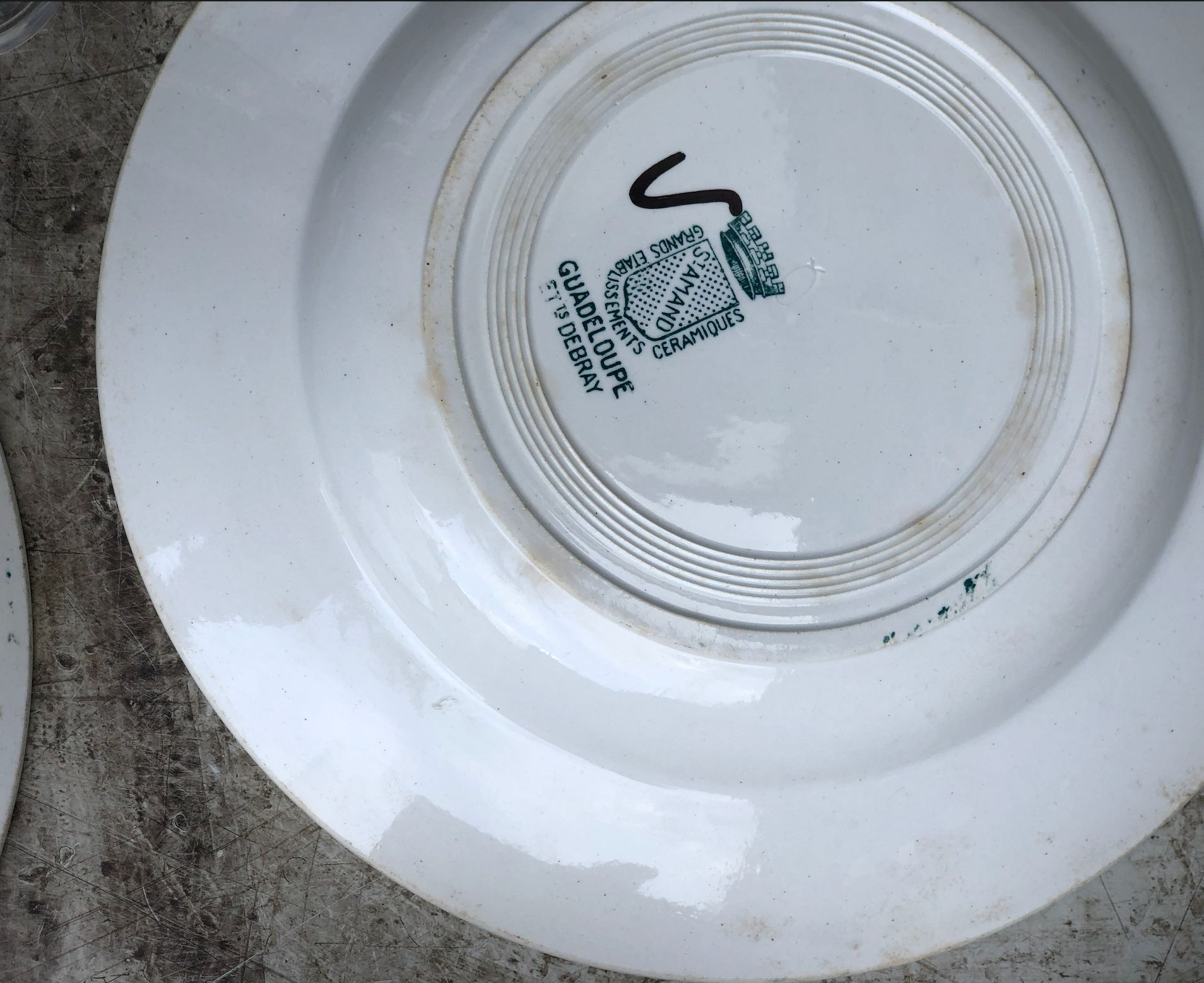 Assiettes Saint Amand