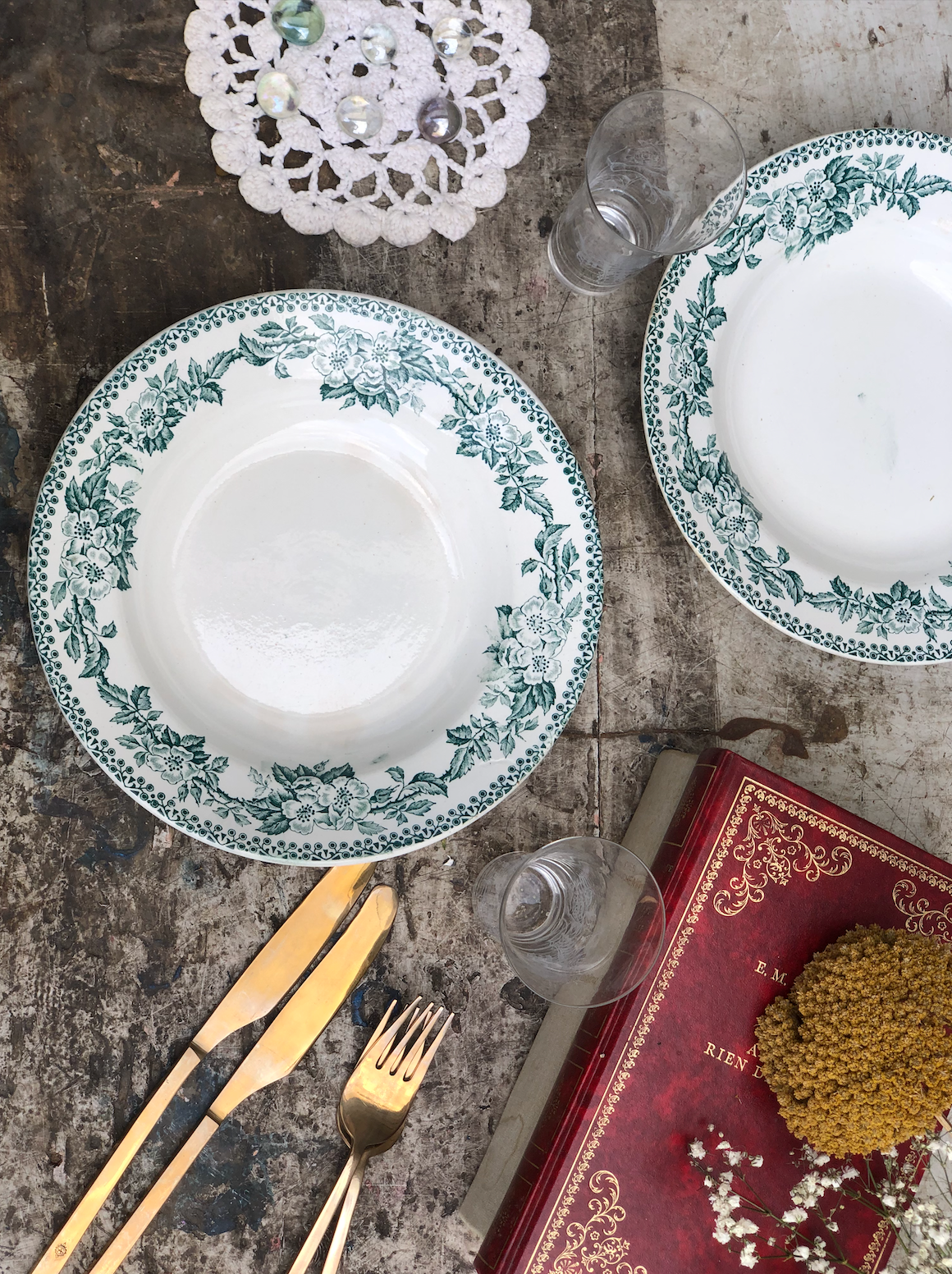 Assiettes Saint Amand