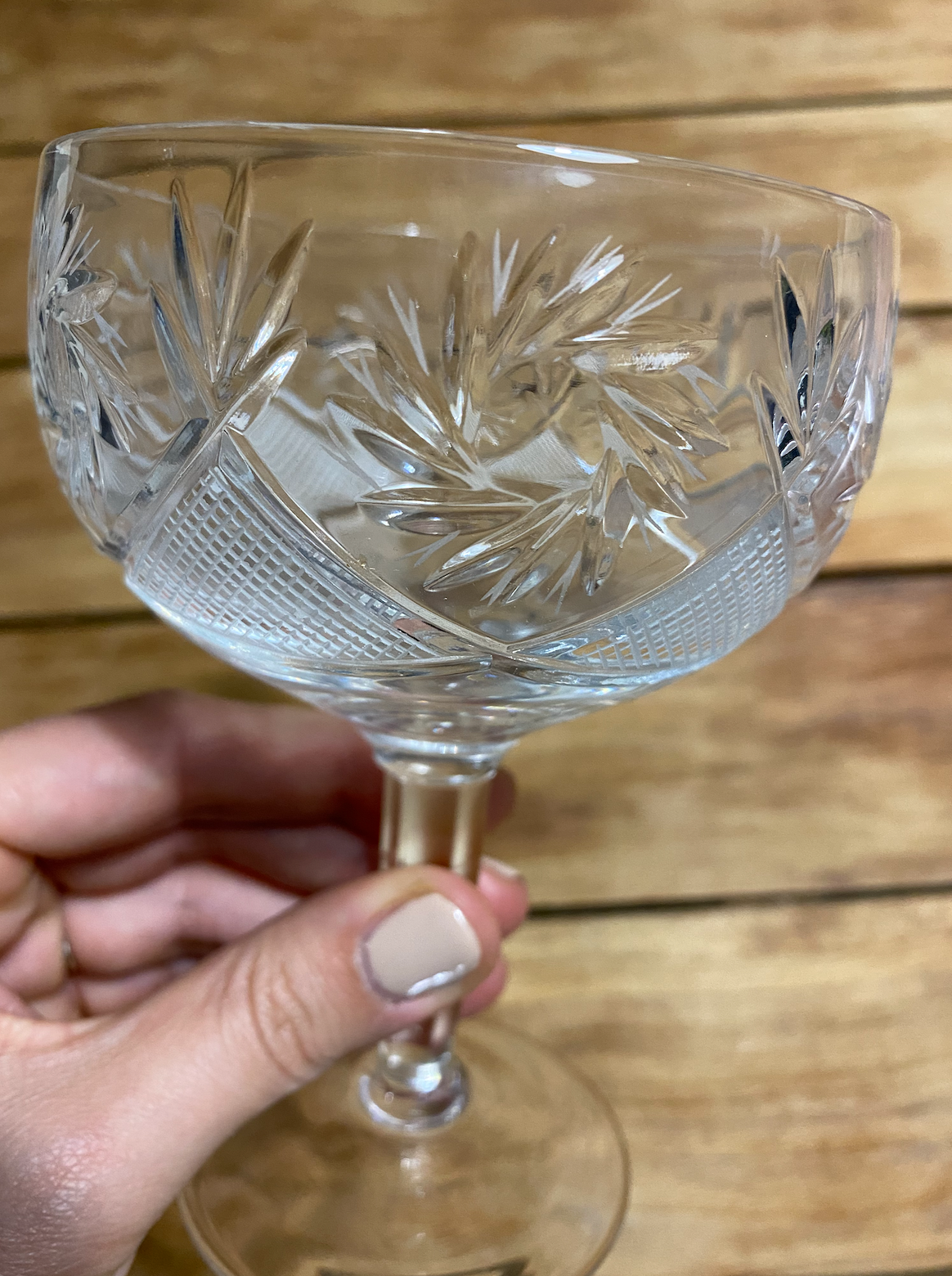 Coupes Champagne en Cristal