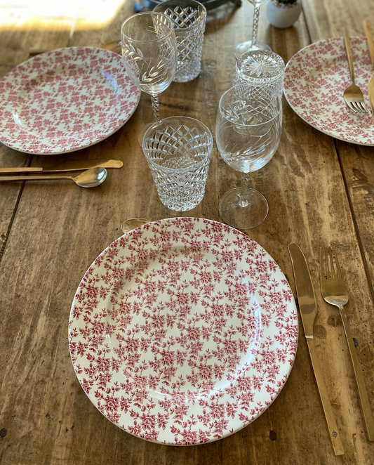 Assiettes anglaises Rosalie