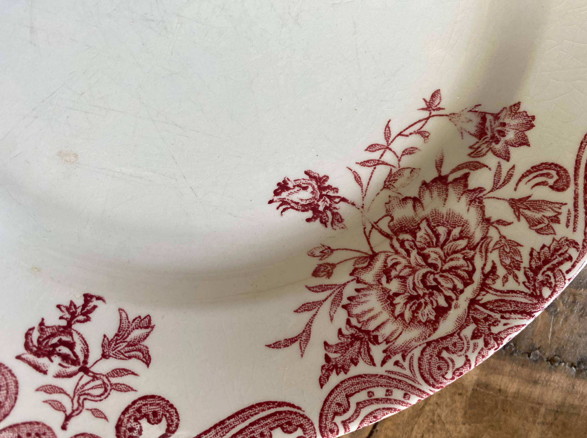 Assiettes Terre de Fer Pavots