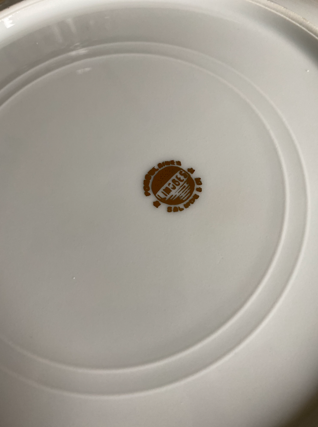 Assiettes Plates Limoges #id9