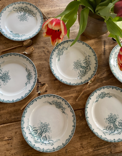 Assiettes Dessert Terre de Fer Chevreuse