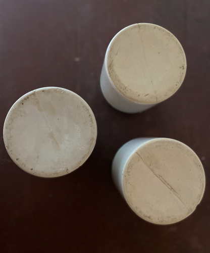 Pots en grès clair