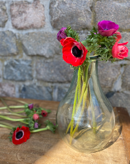 Vase verre goulot large