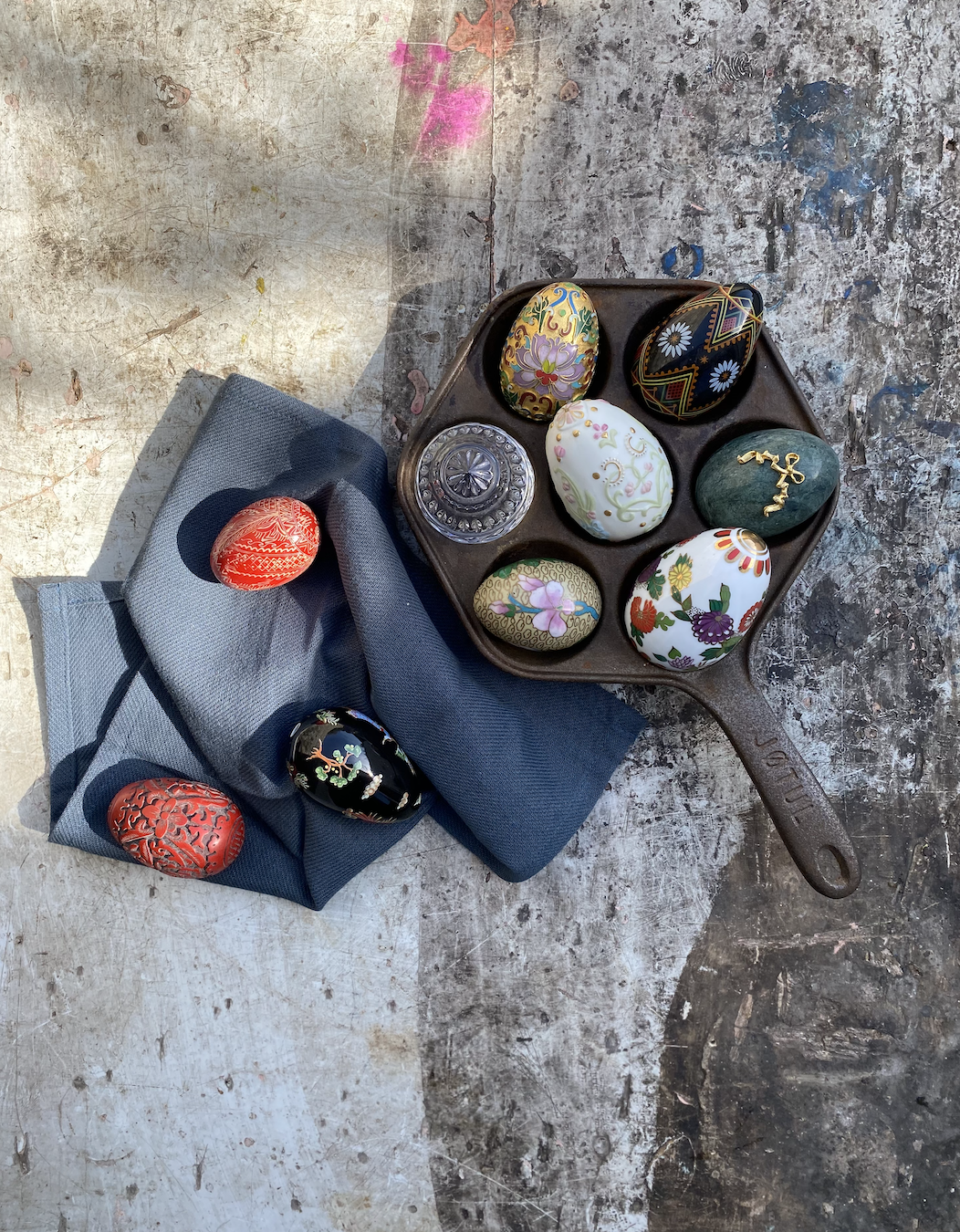 Poêlon à oeufs en Fonte