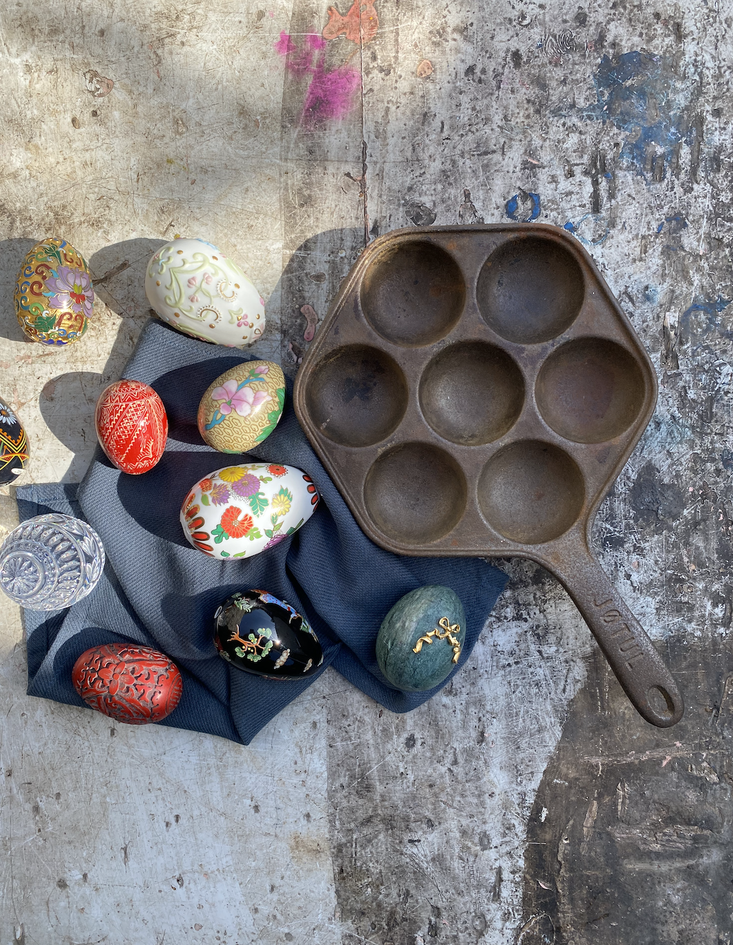 Poêlon à oeufs en Fonte