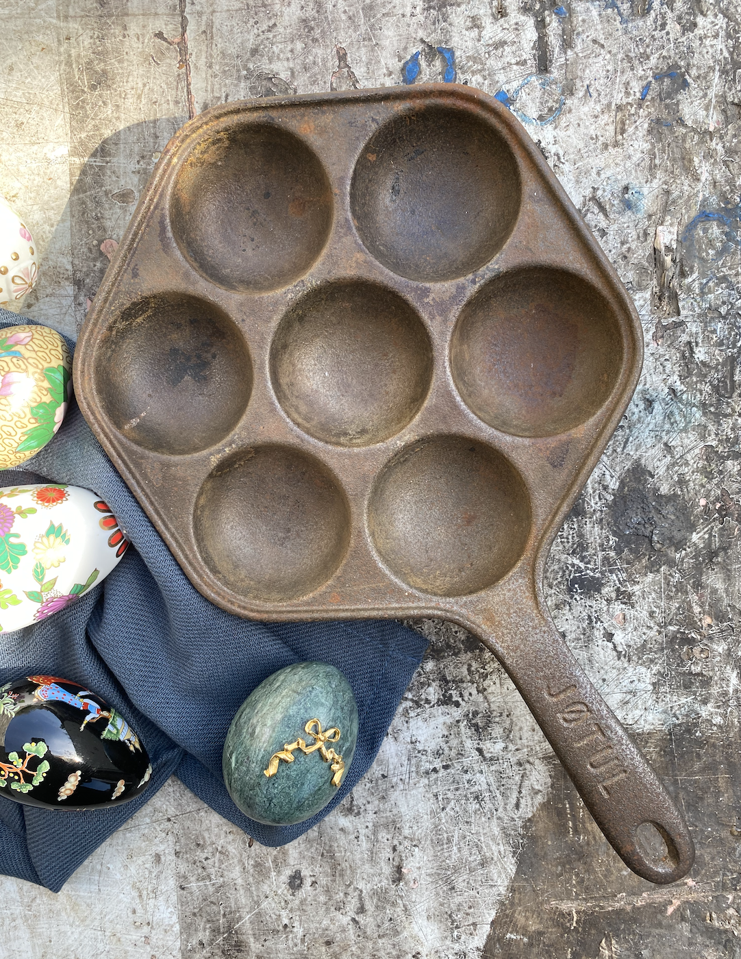 Poêlon à oeufs en Fonte