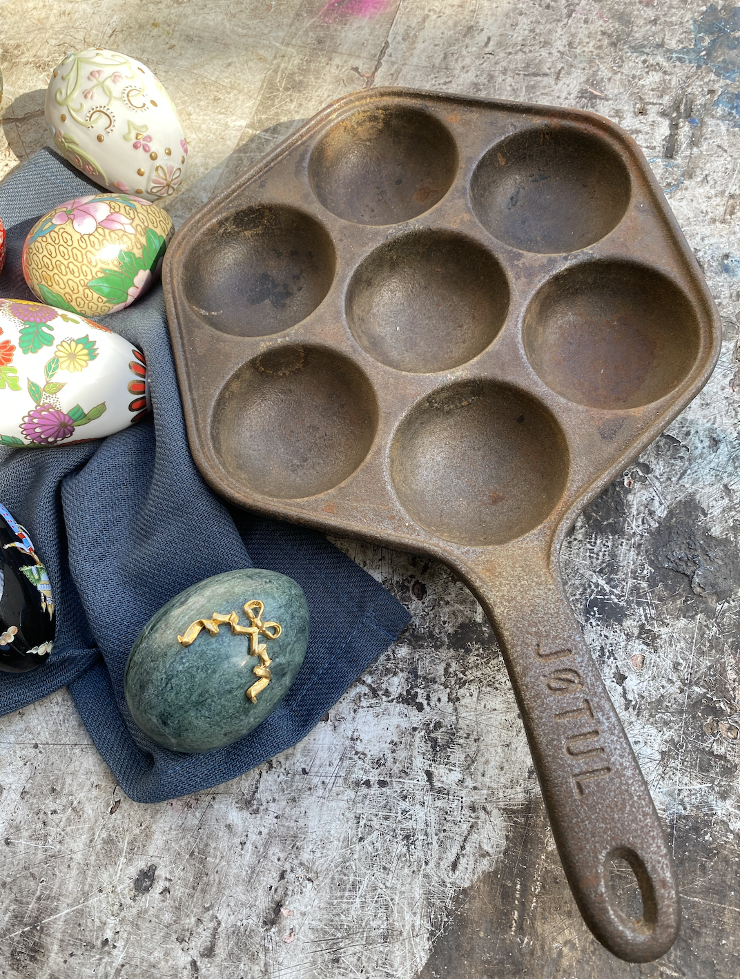 Poêlon à oeufs en Fonte