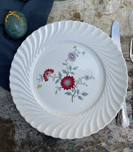 Assiettes Fleurs des Indes