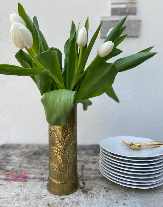 Ancien Obus en Laiton