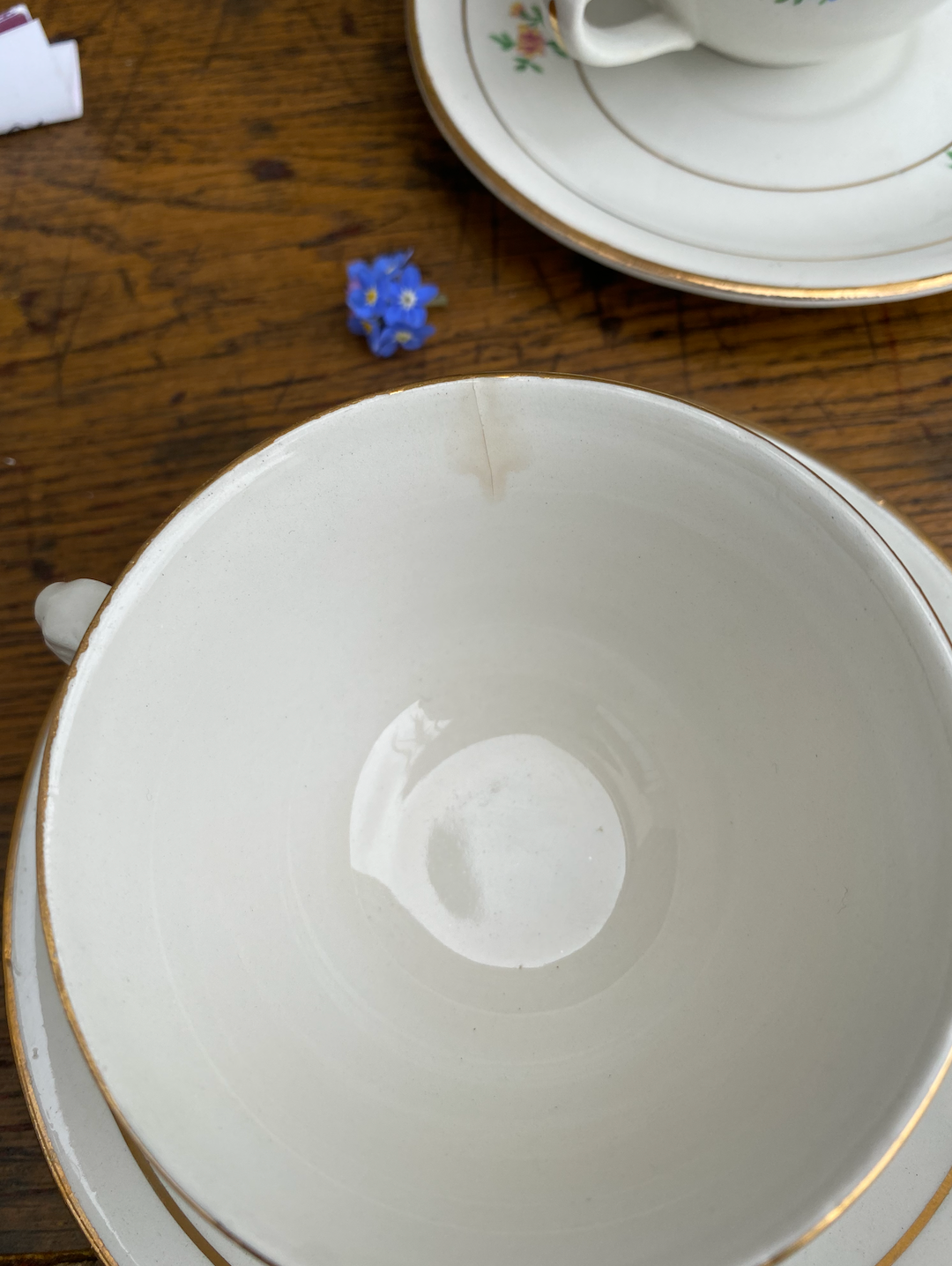 Tasse Porcelaine Fleurie
