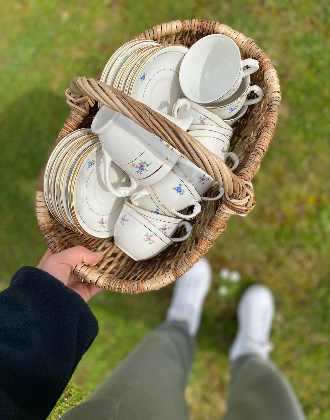 Tasse Porcelaine Fleurie