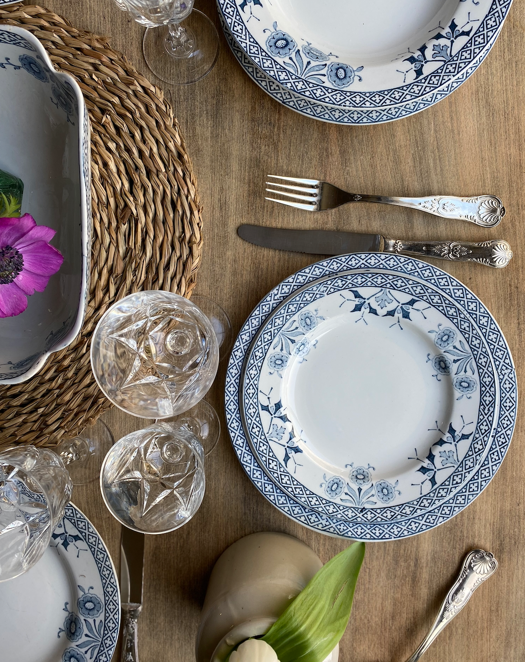 Assiettes - Luneville Cluny