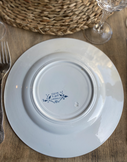 Assiettes - Luneville Cluny