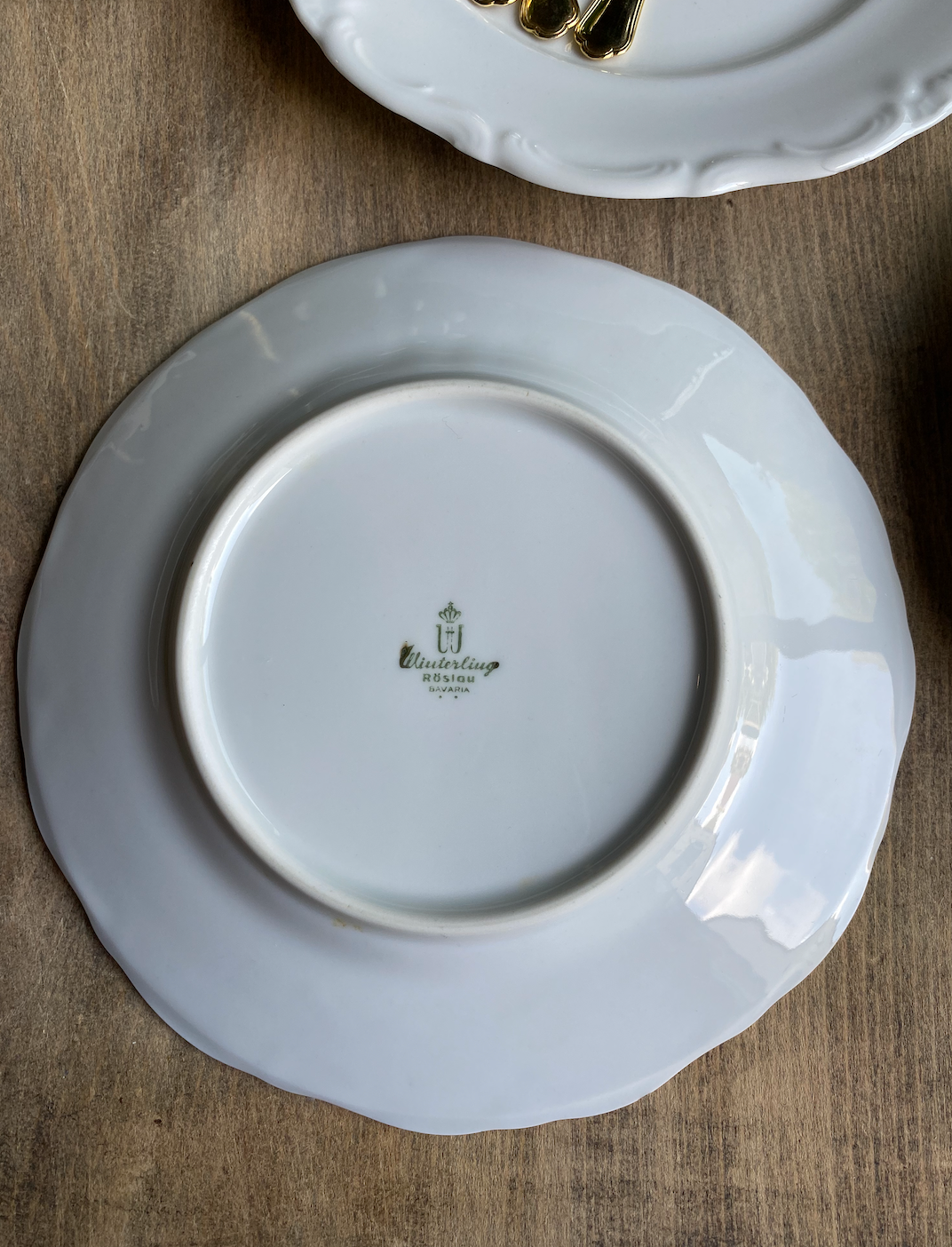Assiettes dessert porcelaine blanche