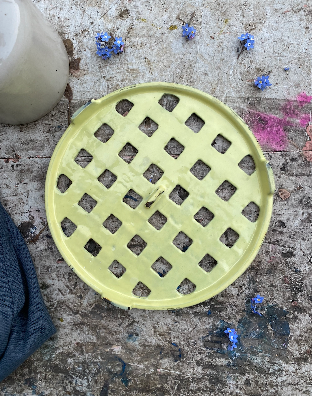 Dessous de plat Jaune Pale