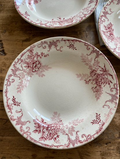 Serie d'assiettes creuses