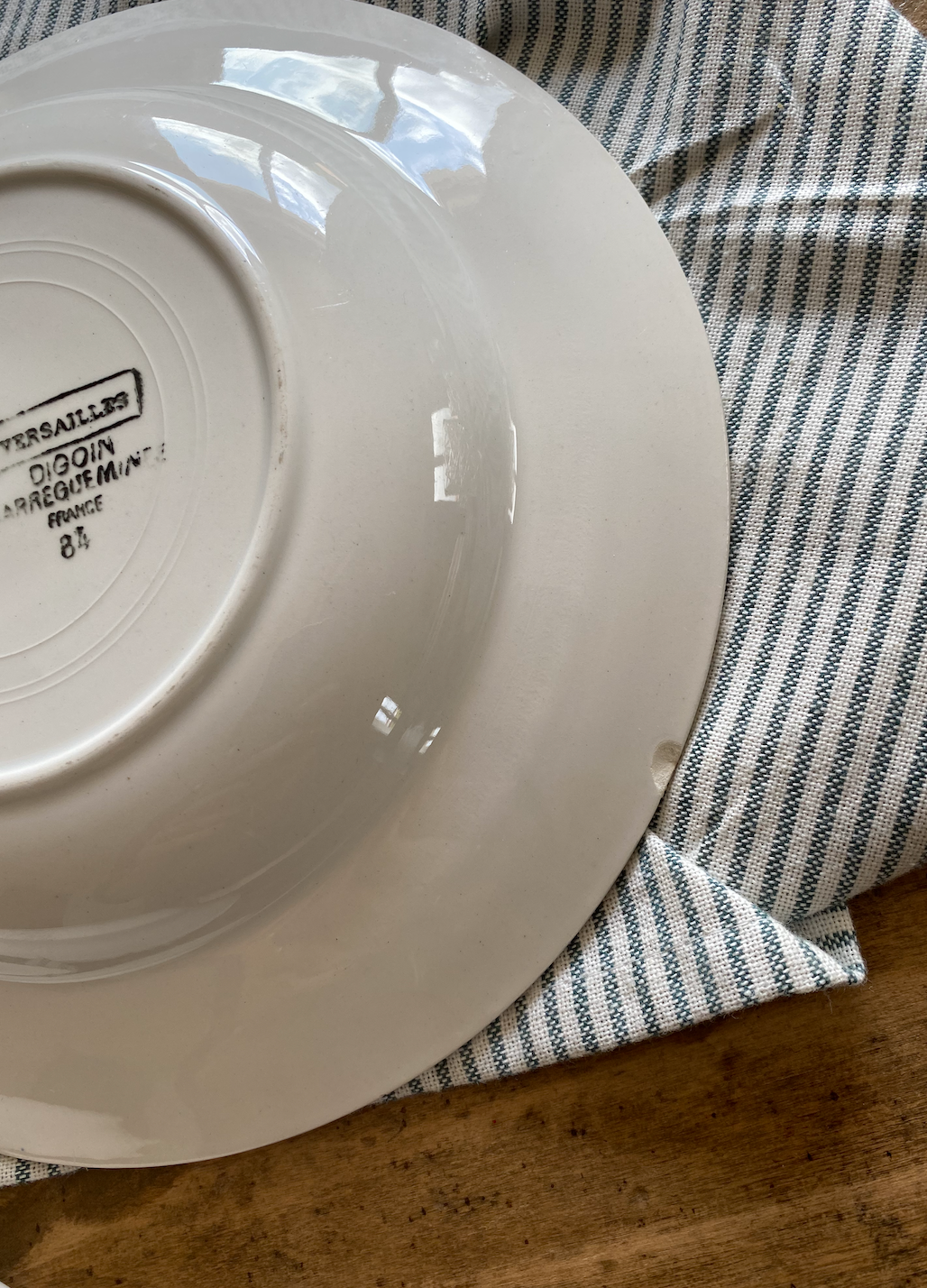 Serie d'assiettes creuses