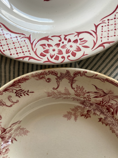 Serie d'assiettes creuses