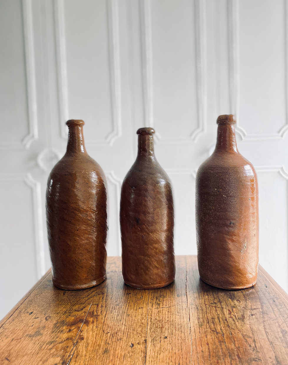 Grande bouteille en grès