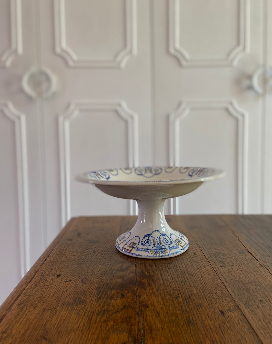 Plat piédouche Navarre Sarreguemines