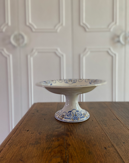 Plat piédouche Navarre Sarreguemines