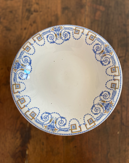 Plat piédouche Navarre Sarreguemines