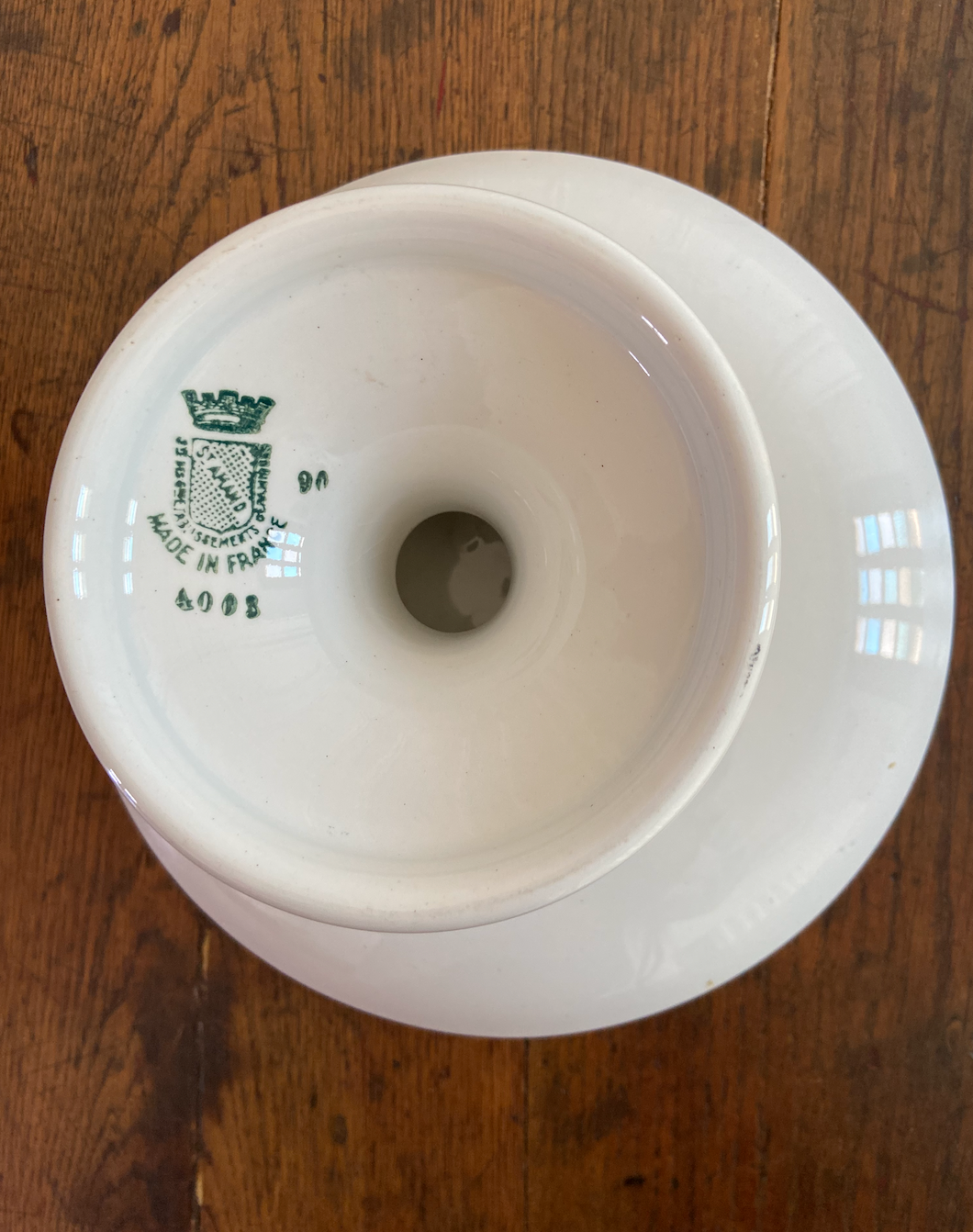 Plat piédouche Saint Amand