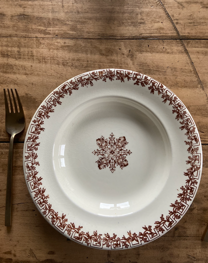 Assiette Terre de fer - Grec