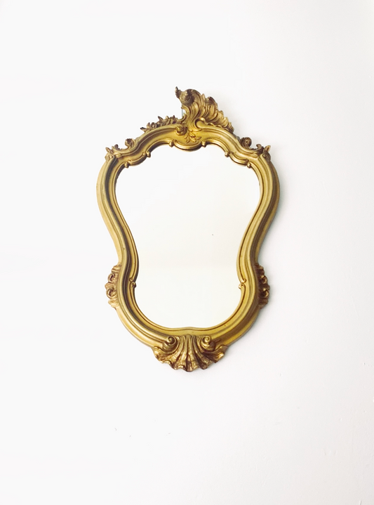 Miroir Coquille Doré