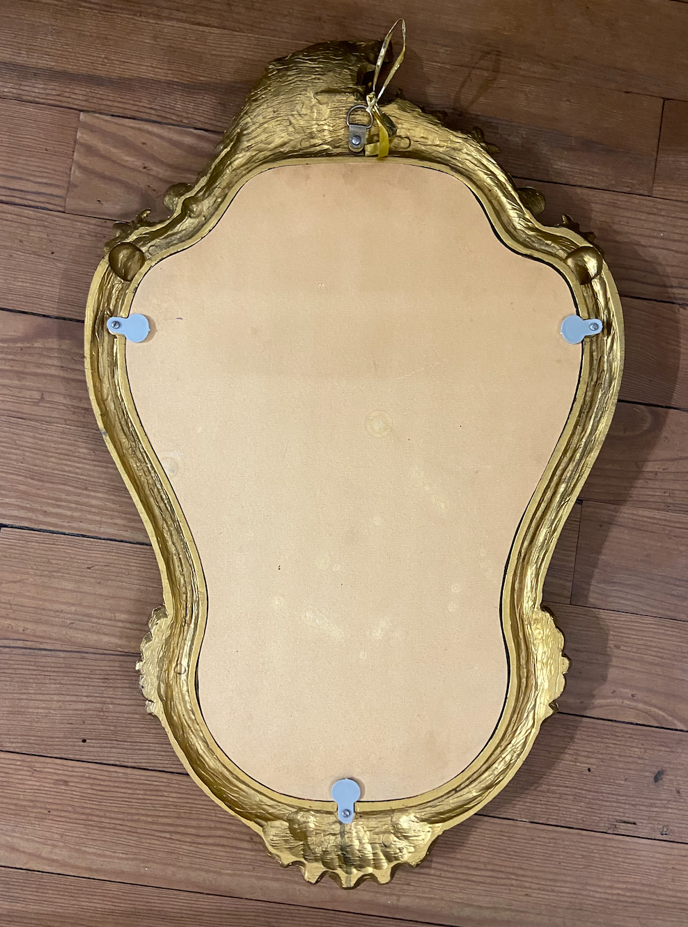 Miroir Coquille Doré