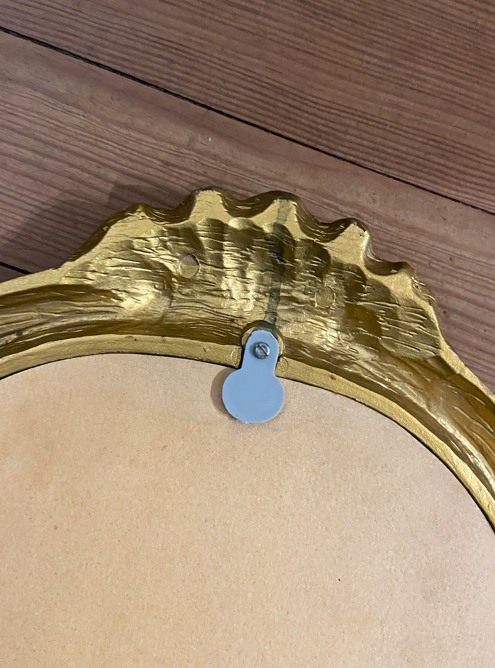 Miroir Coquille Doré
