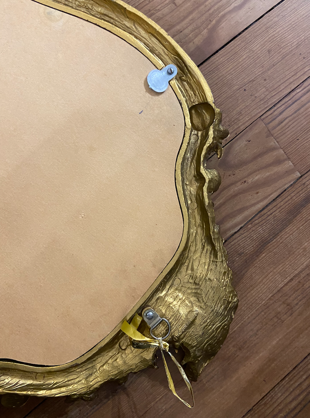 Miroir Coquille Doré