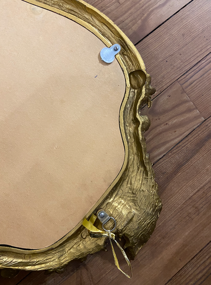 Miroir Coquille Doré