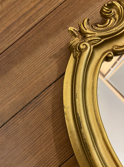 Miroir Coquille Doré
