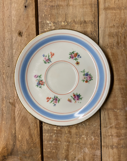 Tasse fleurie & bleue