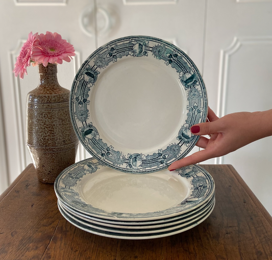 Assiettes plates Masséna - Terre de fer