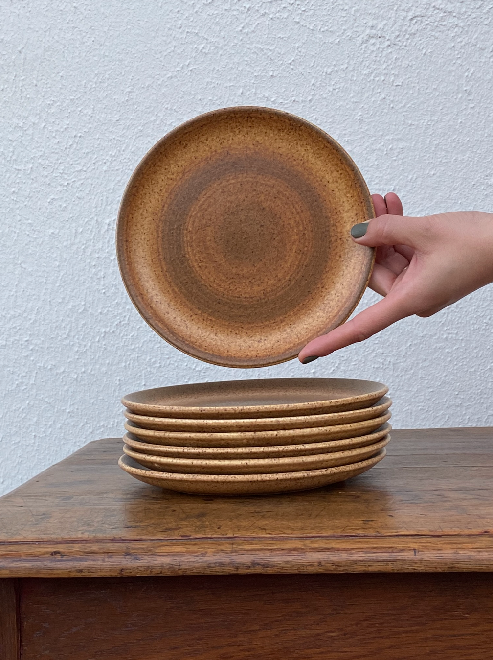 Assiette Grès Longchamp - dessert