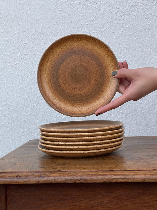 Assiette Grès Longchamp - dessert