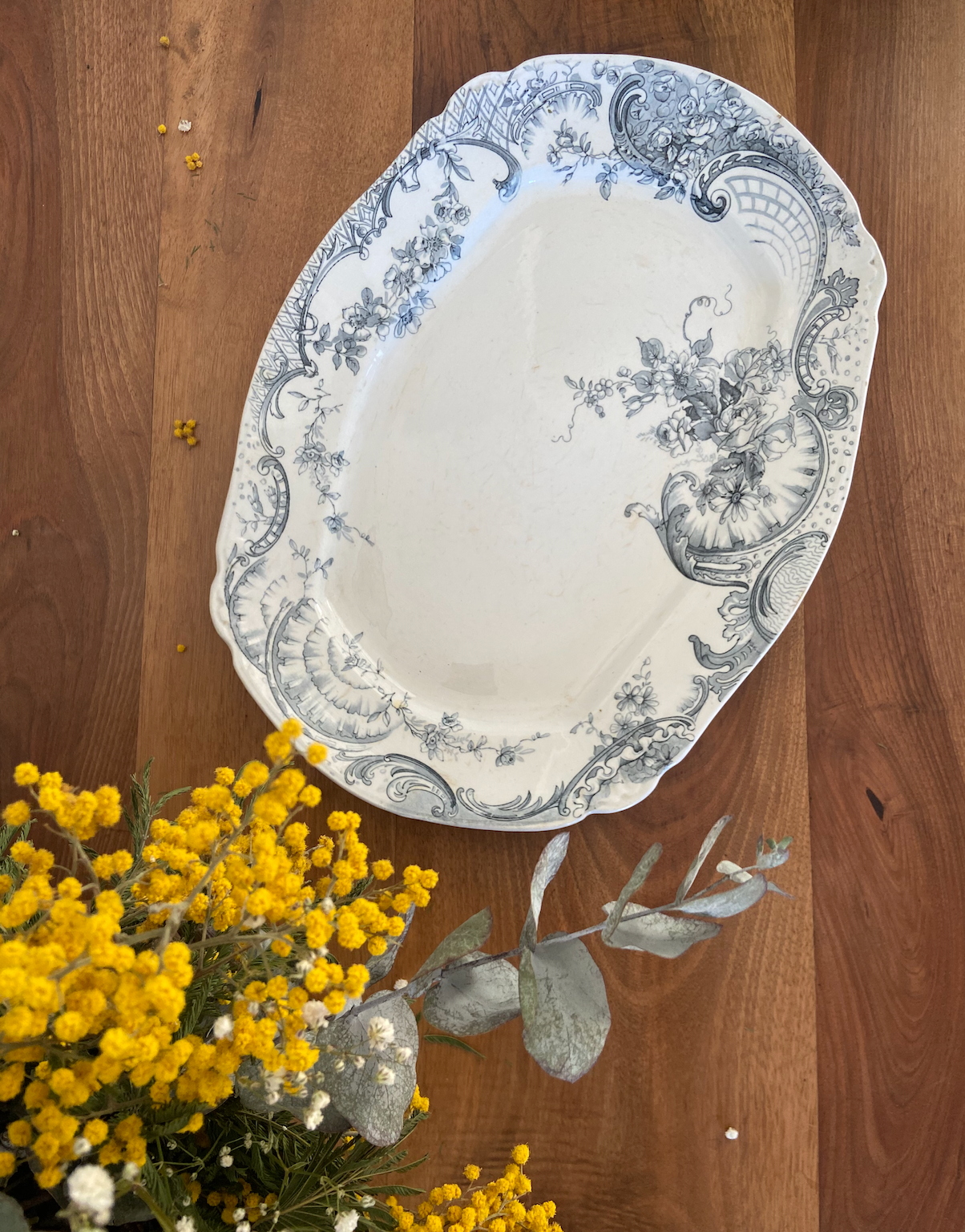 Grand plat rectangle Medici