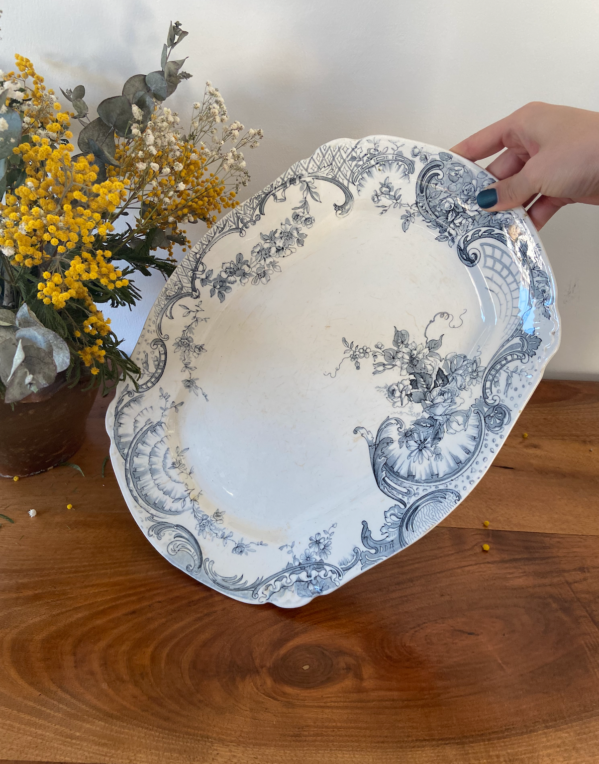 Grand plat rectangle Medici