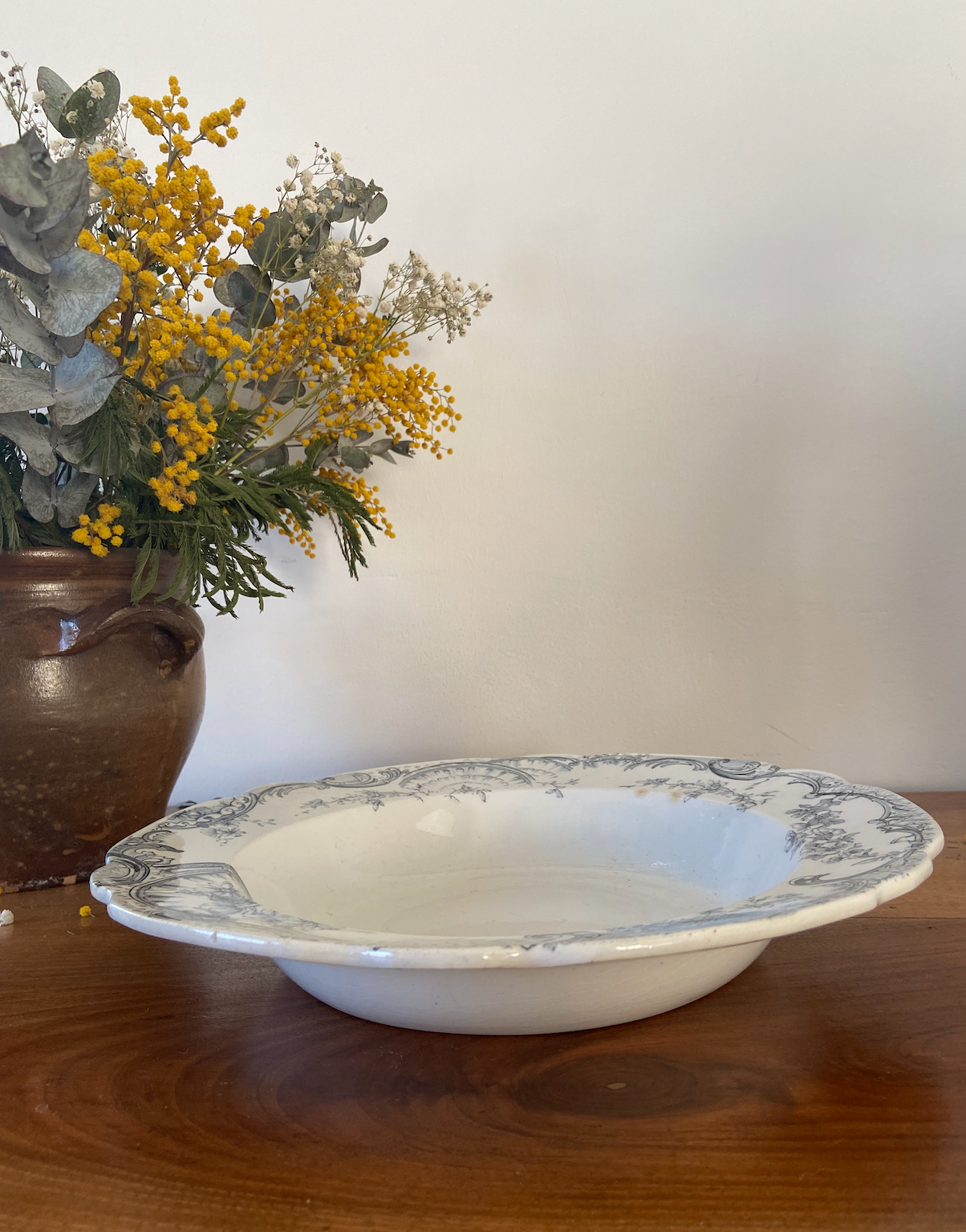 Plat rond creux Medici