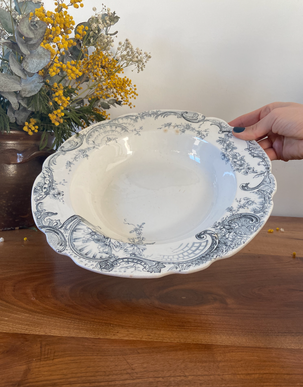 Plat rond creux Medici