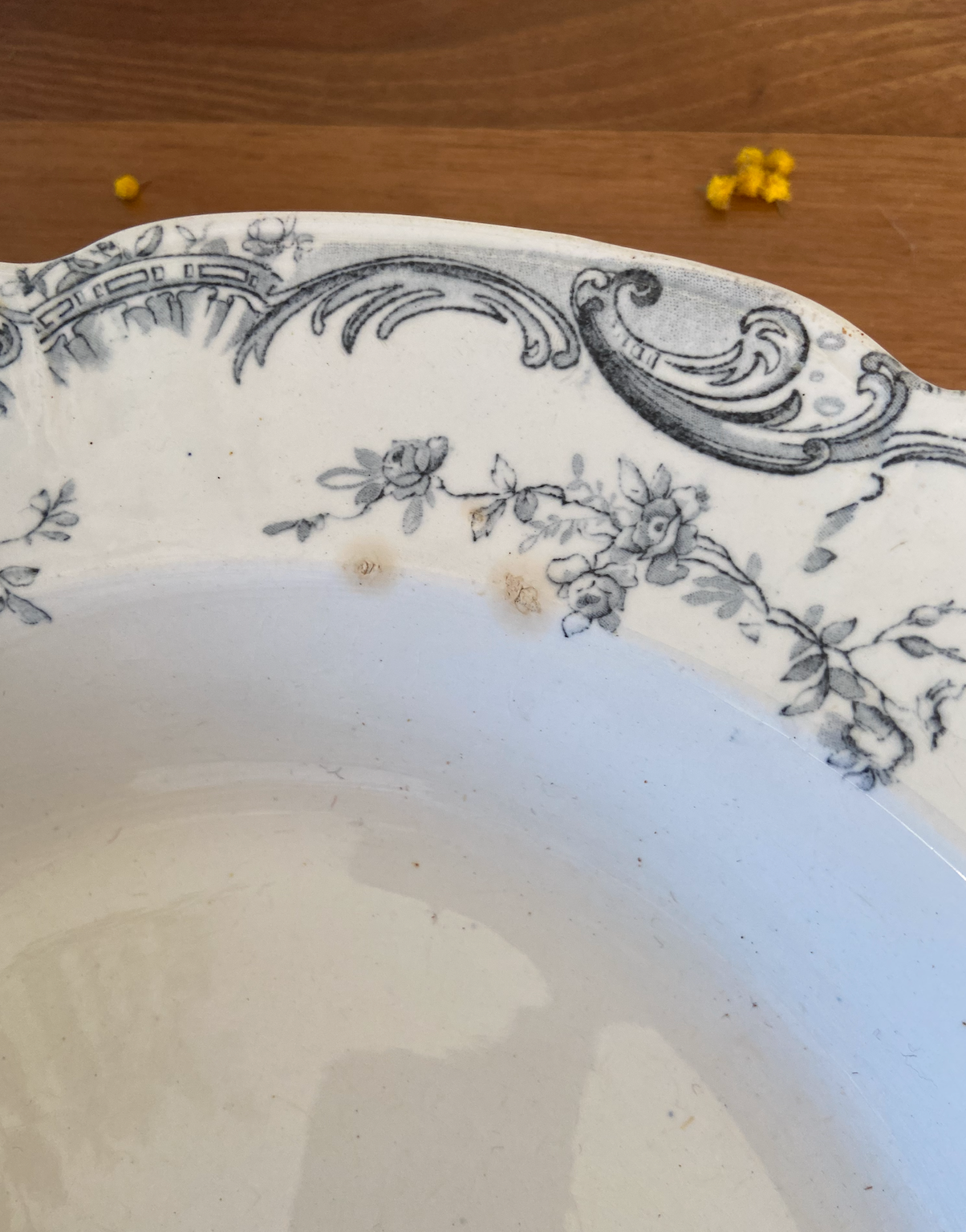 Plat rond creux Medici