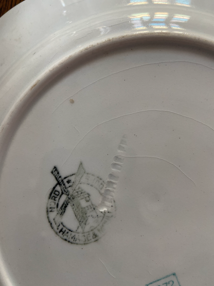 Assiettes Terre de Fer fleuries