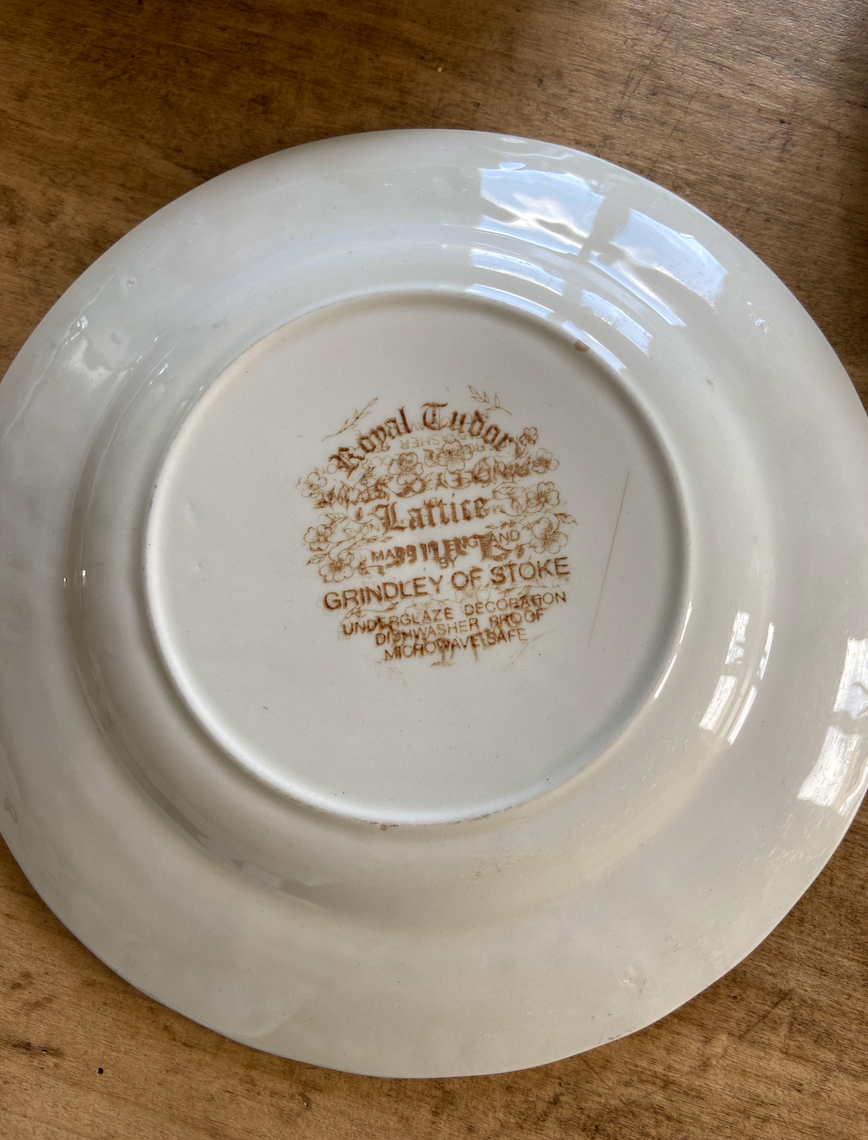 Assiette anglaises Lattice