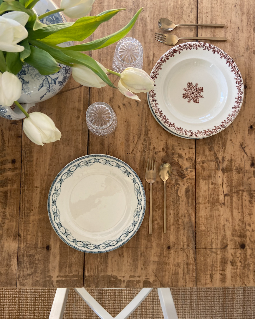 Assiettes Récamier Salins